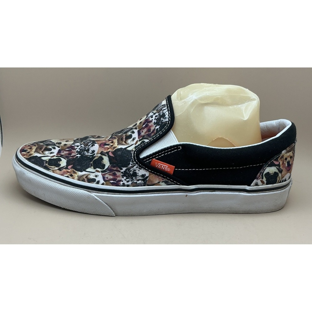 Vans X ASPCA Puppy Dog Faces Classic Slip Ons Men's 8.5 Women's 10 - Picture 12 of 16